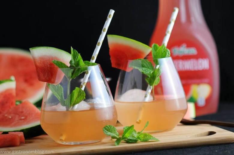 Watermelon and whisky cooler