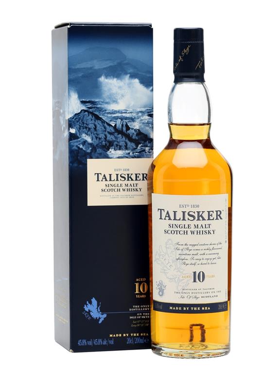 Talisker 10 year old whisky 