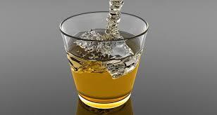 adding water to whisky 