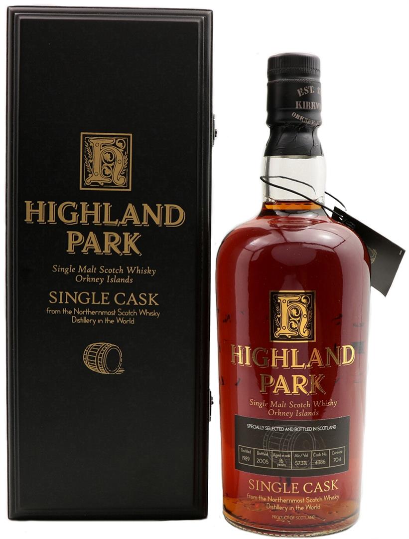 Highland Park Single Cask 1989 16 Year Old Cask 4386