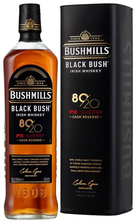 Bushmills Black Bush 80/20 PX Sherry Cask Reserve, Travel Retail